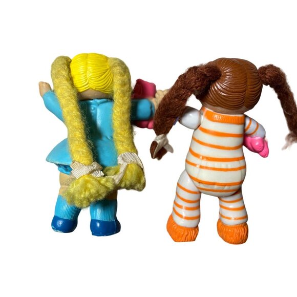 Cabbage Patch Kid Miniature Figures with Teddy Bears- set of 2 Custom Lot - Picture 6 of 11